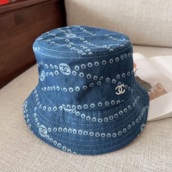 designer,replica,clothing,fake,1:1,lv,luxury,high quality CHANEL new denim blue retro style baseball cap