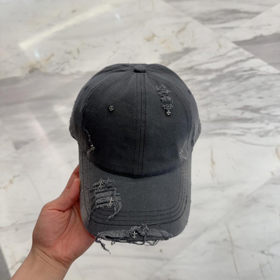 designer,replica,clothing,fake,1:1,lv,luxury,high quality Chrome Hearts early spring Korean fashion retro distressed hole hat baseball cap designer,replica,clothing,fake,1:1,lv,luxury,high quality Chrome Hearts early spring Korean fashion retro distressed hole hat baseball cap