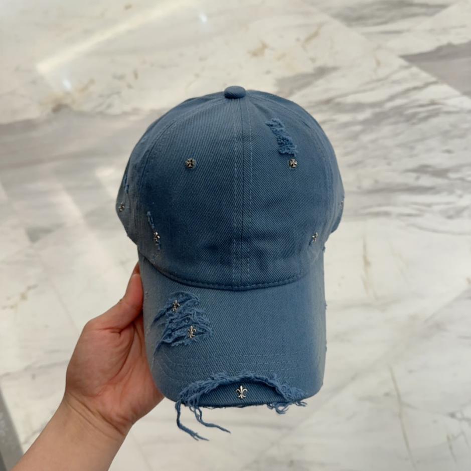 designer,replica,clothing,fake,1:1,lv,luxury,high quality Chrome Hearts early spring Korean fashion retro distressed hole hat baseball cap designer,replica,clothing,fake,1:1,lv,luxury,high quality Chrome Hearts early spring Korean fashion retro distressed hole hat baseball cap