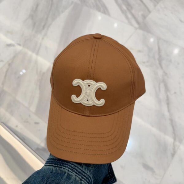 designer,replica,clothing,fake,1:1,lv,luxury,high quality CELINE new Arc de Triomphe embroidered baseball cap