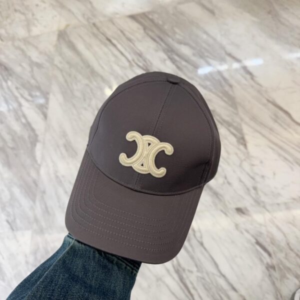 designer,replica,clothing,fake,1:1,lv,luxury,high quality CELINE new Arc de Triomphe embroidered baseball cap