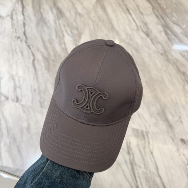 designer,replica,clothing,fake,1:1,lv,luxury,high quality CELINE new Arc de Triomphe embroidered baseball cap