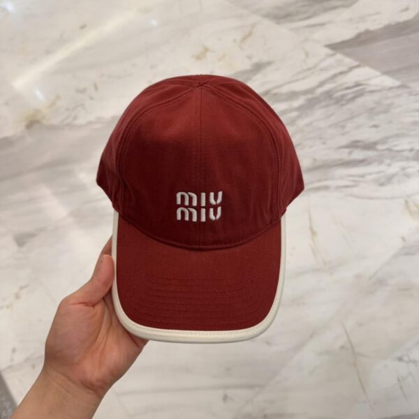 designer,replica,clothing,fake,1:1,lv,luxury,high quality Miu Miu new embroidered baseball cap
