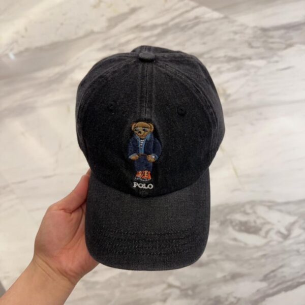 designer,replica,clothing,fake,1:1,lv,luxury,high quality POLO classic embroidered denim baseball cap sun hat 4D embroidery