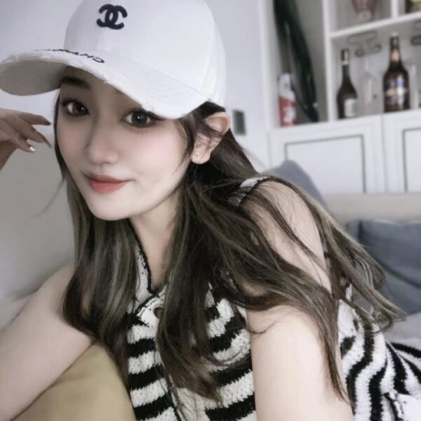 designer,replica,clothing,fake,1:1,lv,luxury,high quality PCHANEL new simple embroidered logo baseball cap