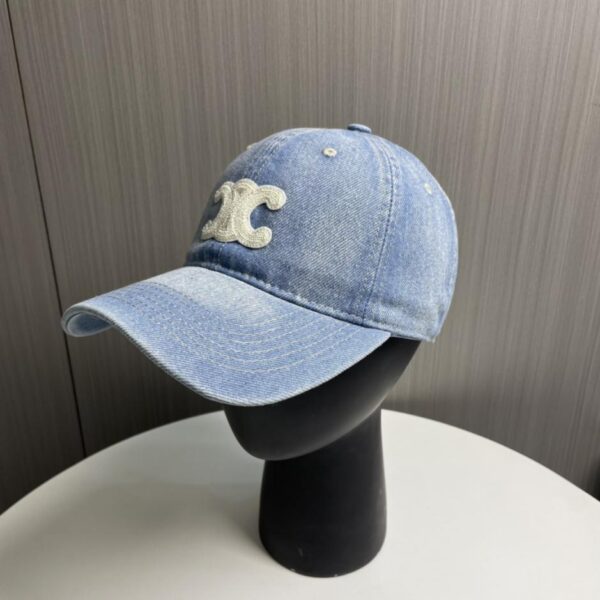 designer,replica,clothing,fake,1:1,lv,luxury,high quality CELINE new denim baseball cap