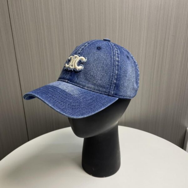 designer,replica,clothing,fake,1:1,lv,luxury,high quality CELINE new denim baseball cap
