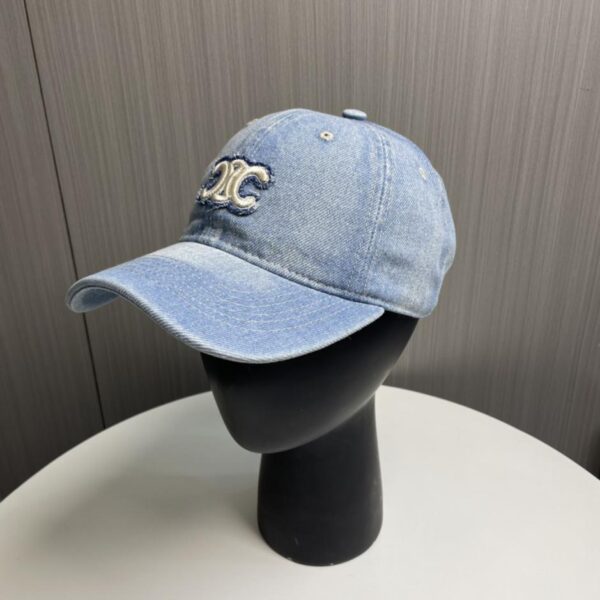 designer,replica,clothing,fake,1:1,lv,luxury,high quality CELINE new denim baseball cap