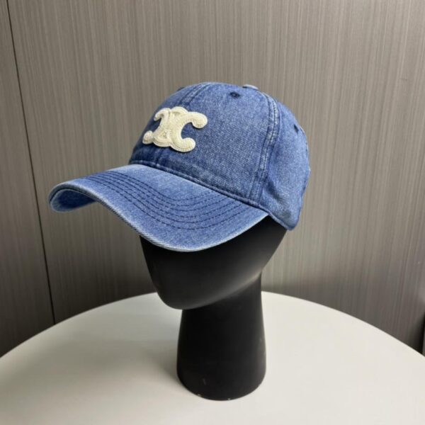designer,replica,clothing,fake,1:1,lv,luxury,high quality CELINE new denim baseball cap