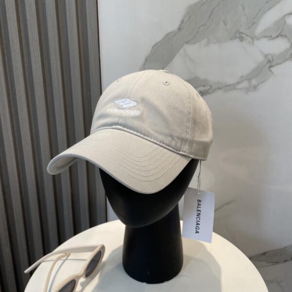 designer,replica,clothing,fake,1:1,lv,luxury,high quality BALENCIAGA new embroidered logo baseball cap, same style for men and women