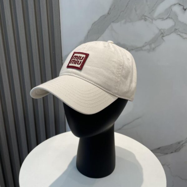 designer,replica,clothing,fake,1:1,lv,luxury,high quality Miu Miu new plain baseball cap