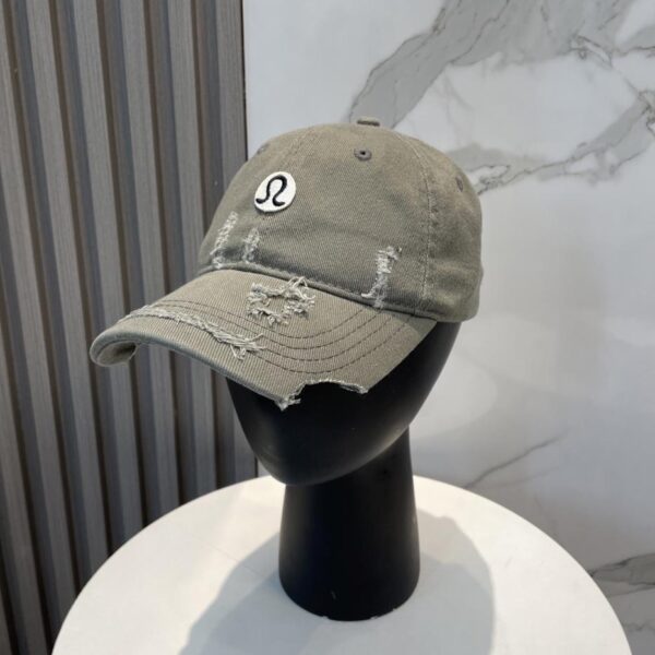 designer,replica,clothing,fake,1:1,lv,luxury,high quality LULU new heavy hole design baseball cap
