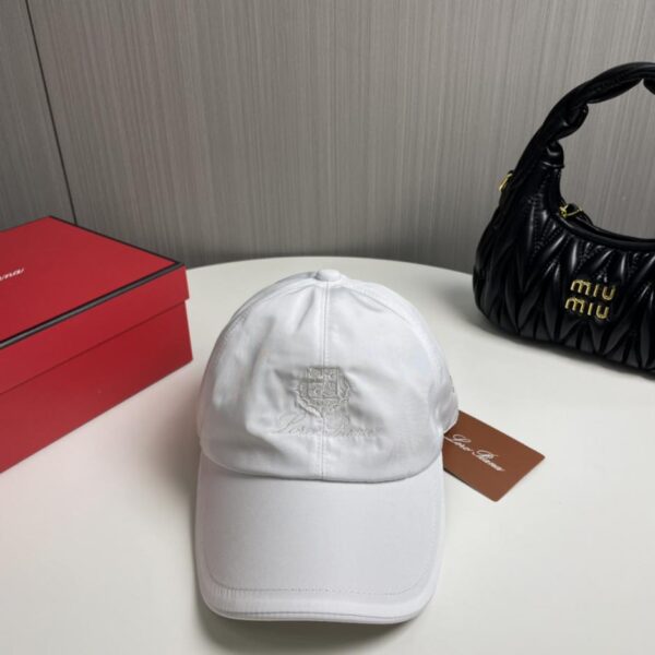 designer,replica,clothing,fake,1:1,lv,luxury,high quality PLoro Piana counter new high version baseball cap