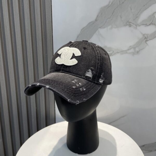 designer,replica,clothing,fake,1:1,lv,luxury,high quality Chanel new washed denim baseball cap