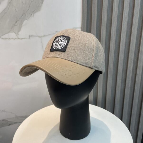 designer,replica,clothing,fake,1:1,lv,luxury,high quality Trendy brand STONE new autumn and winter wool baseball cap
