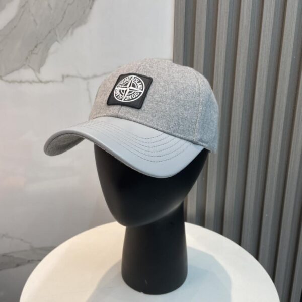 designer,replica,clothing,fake,1:1,lv,luxury,high quality Trendy brand STONE new autumn and winter wool baseball cap