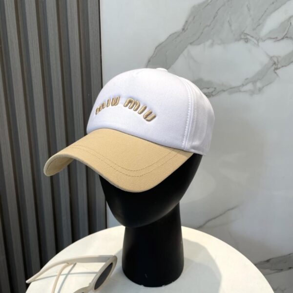 designer,replica,clothing,fake,1:1,lv,luxury,high quality Miu Miu new embroidered baseball cap