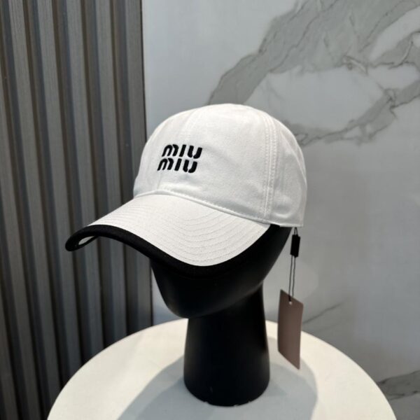 designer,replica,clothing,fake,1:1,lv,luxury,high quality Miu Miu new embroidered baseball cap