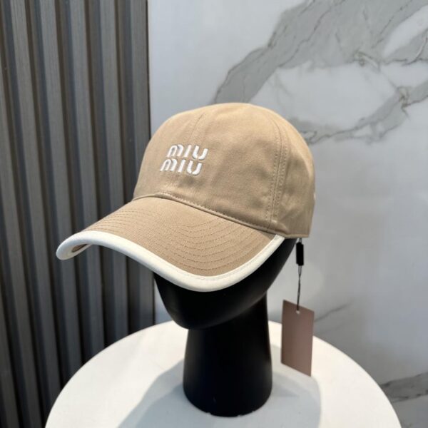 designer,replica,clothing,fake,1:1,lv,luxury,high quality Miu Miu new embroidered baseball cap