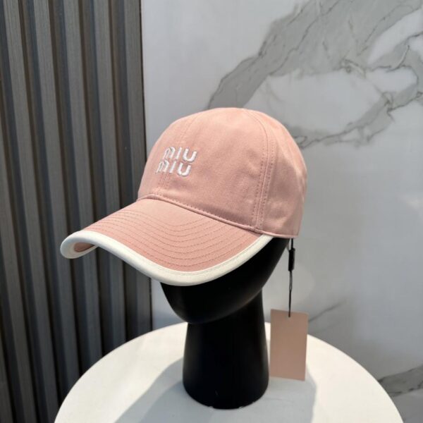 designer,replica,clothing,fake,1:1,lv,luxury,high quality Miu Miu new embroidered baseball cap