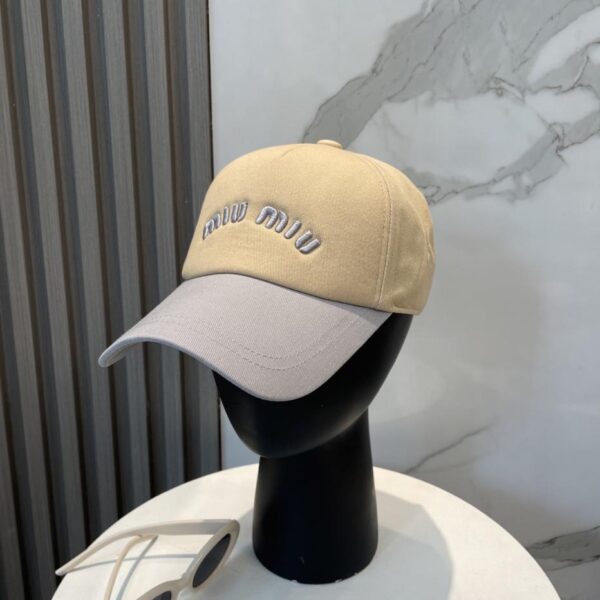 designer,replica,clothing,fake,1:1,lv,luxury,high quality Miu Miu new embroidered baseball cap