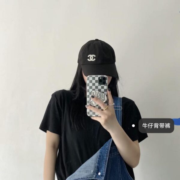 designer,replica,clothing,fake,1:1,lv,luxury,high quality CHANEL high version baseball cap logo classic and simple
