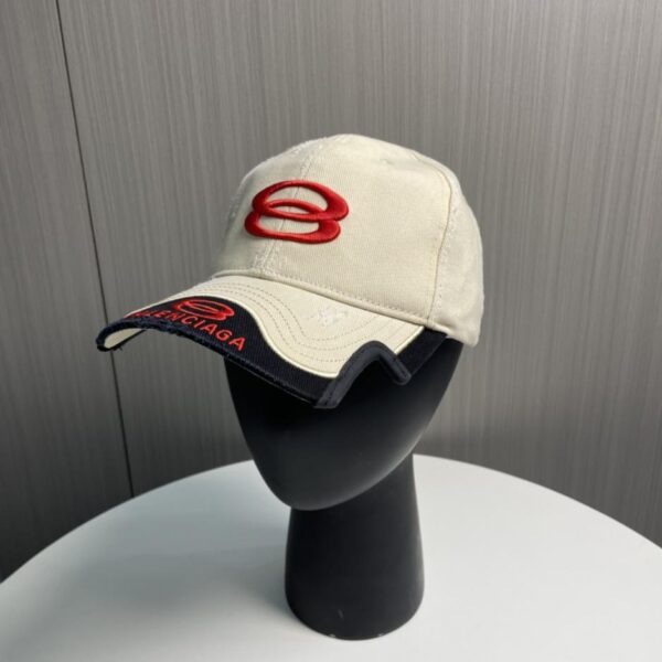 designer,replica,clothing,fake,1:1,lv,luxury,high quality BALENCIAGA new embroidered logo baseball cap, same style for men and women