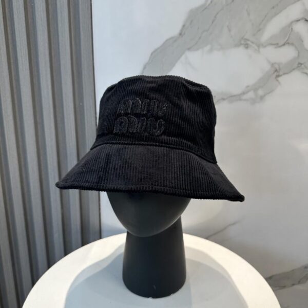 designer,replica,clothing,fake,1:1,lv,luxury,high quality Miu Miu limited new corduroy bucket hat baseball cap