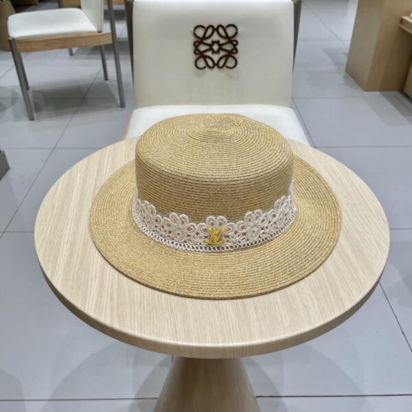 designer,replica,clothing,fake,1:1,lv,luxury,high quality LouisVuitton baseball cap summer new thin braided basin hat