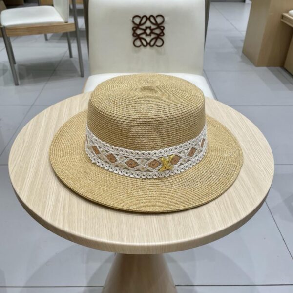 designer,replica,clothing,fake,1:1,lv,luxury,high quality LouisVuitton baseball cap summer new thin braided basin hat