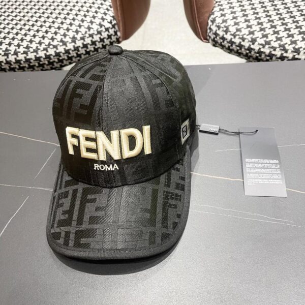 designer,replica,clothing,fake,1:1,lv,luxury,high quality FENDI presbyopia series baseball cap, classic FF second-hand item