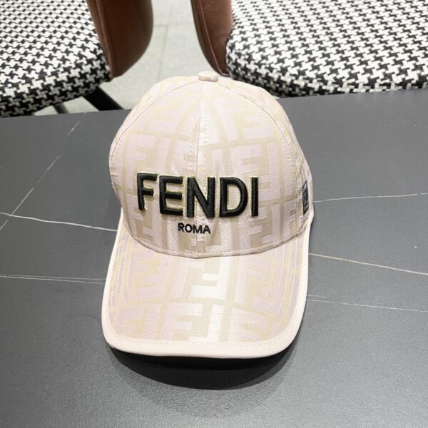 designer,replica,clothing,fake,1:1,lv,luxury,high quality FENDI presbyopia series baseball cap, classic FF second-hand item