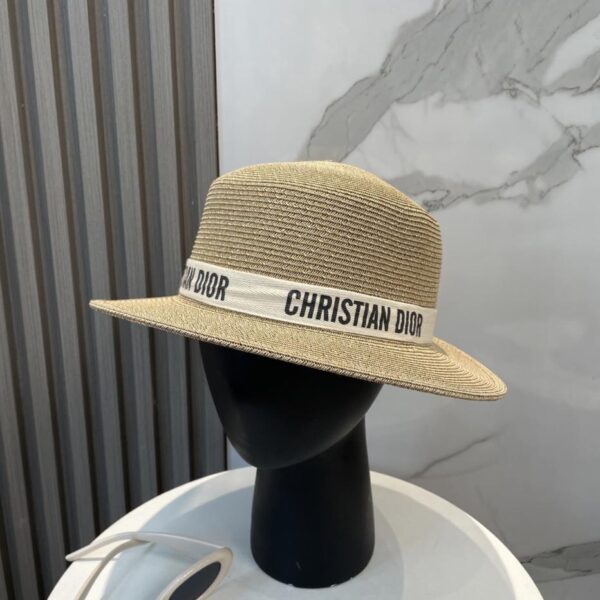 designer,replica,clothing,fake,1:1,lv,luxury,high quality Dior flat straw hat