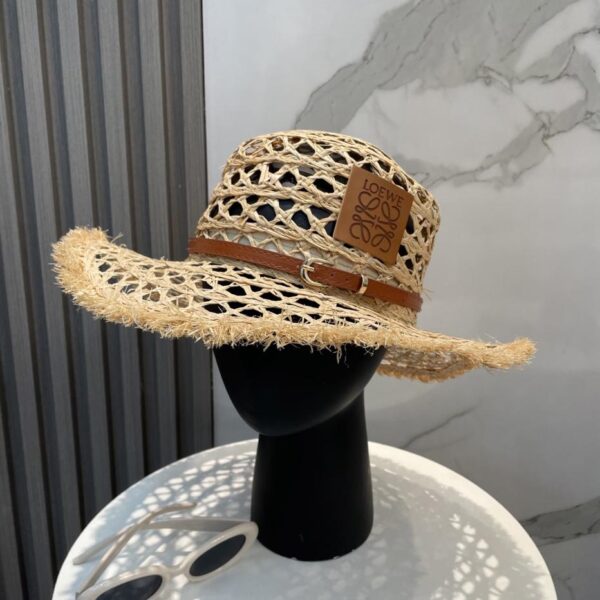 designer,replica,clothing,fake,1:1,lv,luxury,high quality Loewe’s new large brim sun protection straw hat