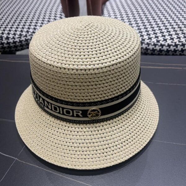 designer,replica,clothing,fake,1:1,lv,luxury,high quality DIOR’s new straw sun hat