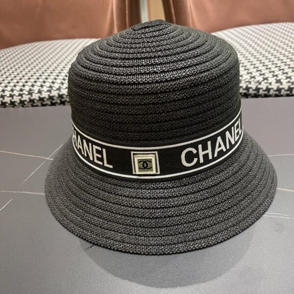 designer,replica,clothing,fake,1:1,lv,luxury,high quality Chanel women’s new summer breathable bucket hat large brim sun protection seaside straw hat