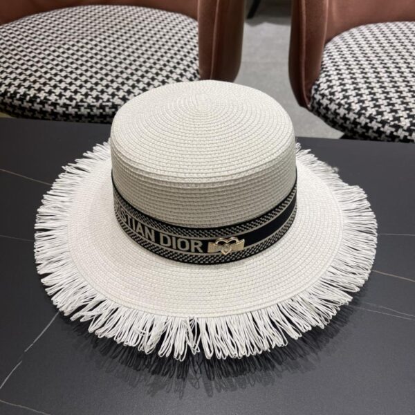 designer,replica,clothing,fake,1:1,lv,luxury,high quality Dior new beach large brim sun protection large brim straw hat