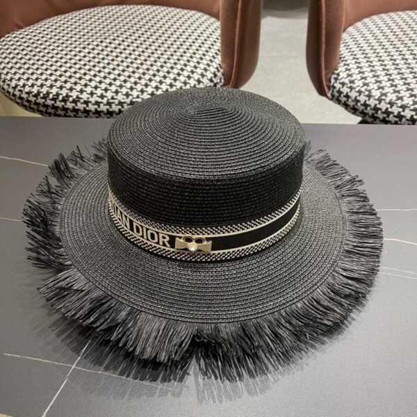 designer,replica,clothing,fake,1:1,lv,luxury,high quality Dior new beach large brim sun protection large brim straw hat