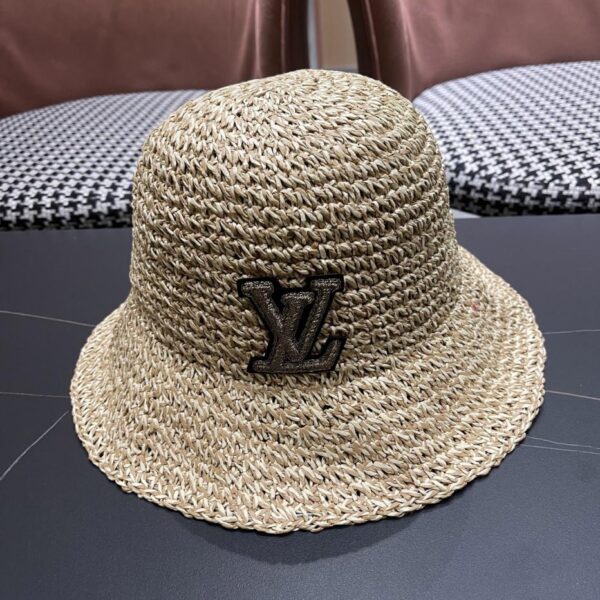 designer,replica,clothing,fake,1:1,lv,luxury,high quality Louis Vuitton imported raffia hat