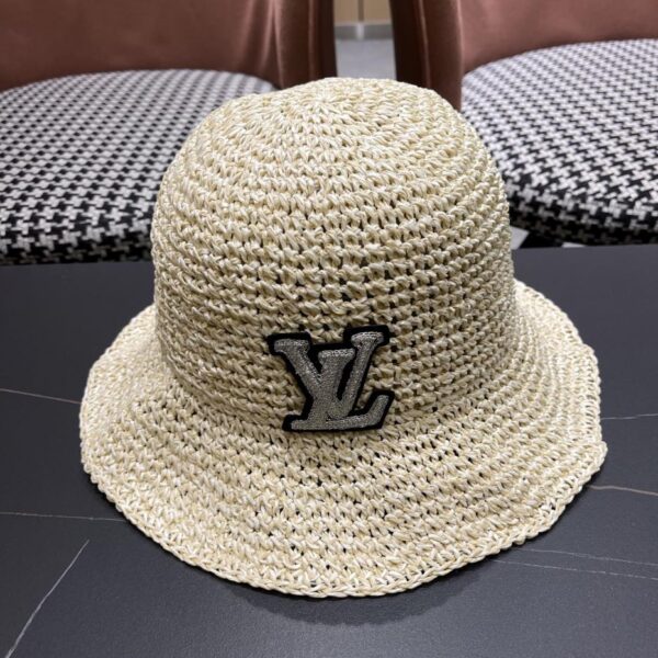 designer,replica,clothing,fake,1:1,lv,luxury,high quality Louis Vuitton imported raffia hat