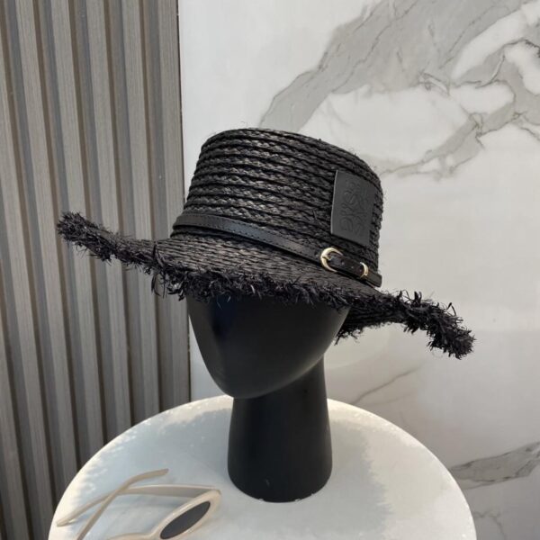 designer,replica,clothing,fake,1:1,lv,luxury,high quality LOEWE raffia large brim straw hat
