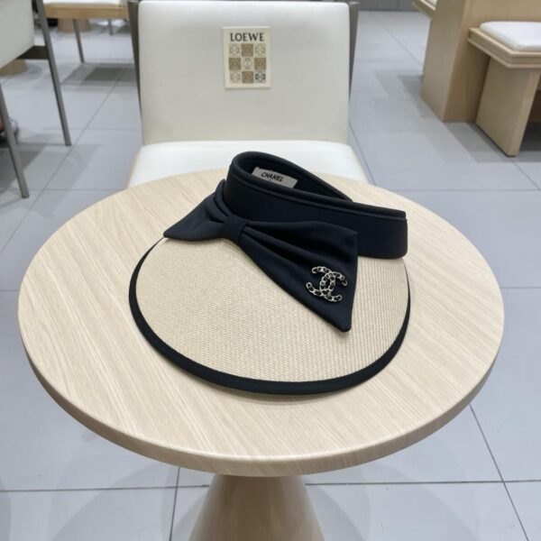 designer,replica,clothing,fake,1:1,lv,luxury,high quality Chanel sun hat, bow hat, women’s Korean style all-match sun hat, straw hat