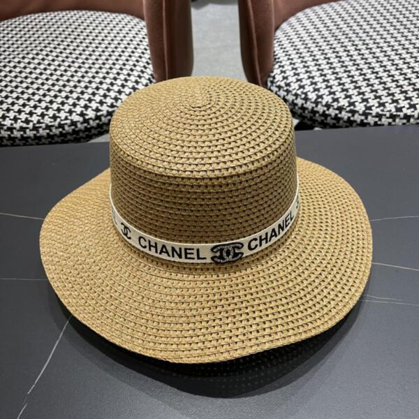 designer,replica,clothing,fake,1:1,lv,luxury,high quality Chanel new straw vacation hat straw hat