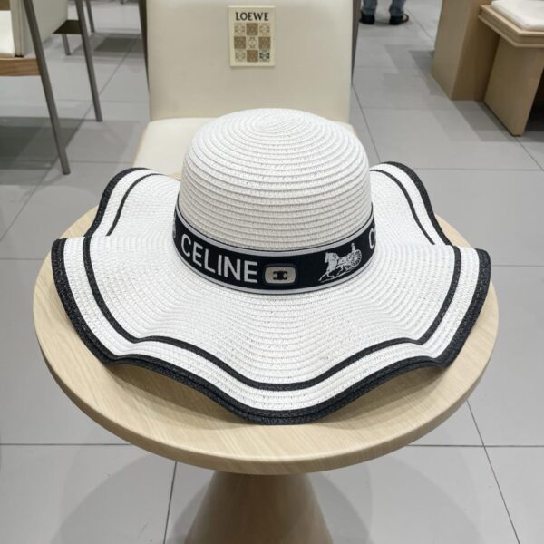 designer,replica,clothing,fake,1:1,lv,luxury,high quality Celine new straw hat top hat