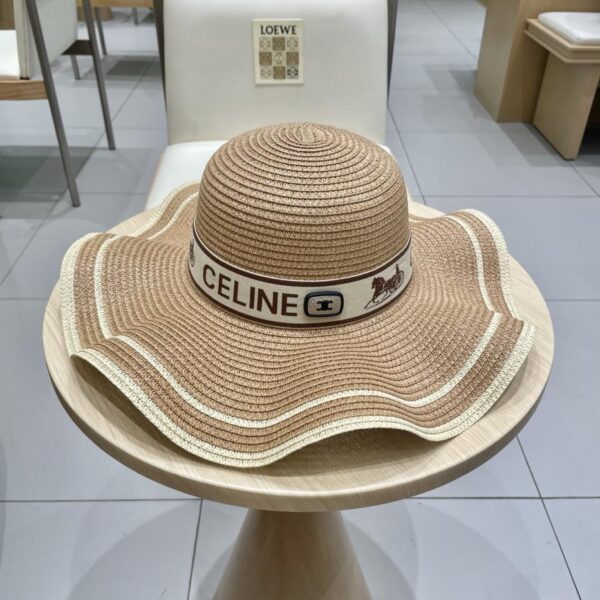 designer,replica,clothing,fake,1:1,lv,luxury,high quality Celine new straw hat top hat