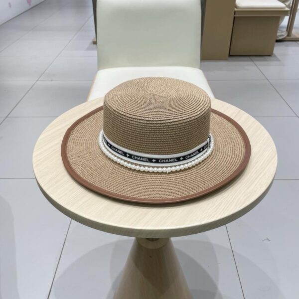 designer,replica,clothing,fake,1:1,lv,luxury,high quality Chanel flat straw hat top hat