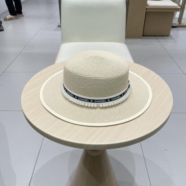 designer,replica,clothing,fake,1:1,lv,luxury,high quality Chanel flat straw hat top hat