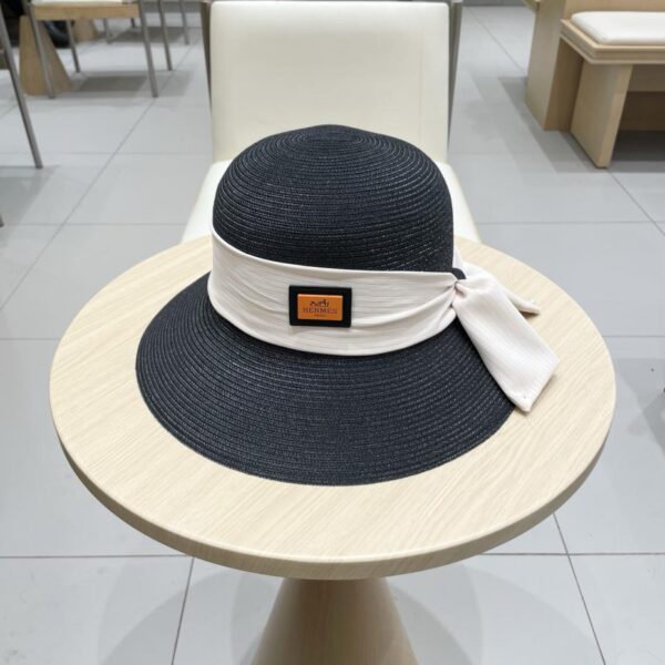 designer,replica,clothing,fake,1:1,lv,luxury,high quality Hermès new straw hat bowler hat