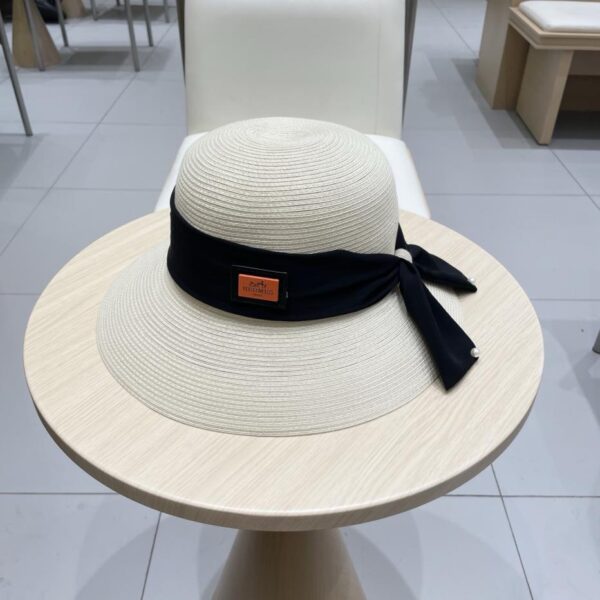 designer,replica,clothing,fake,1:1,lv,luxury,high quality Hermès new straw hat bowler hat