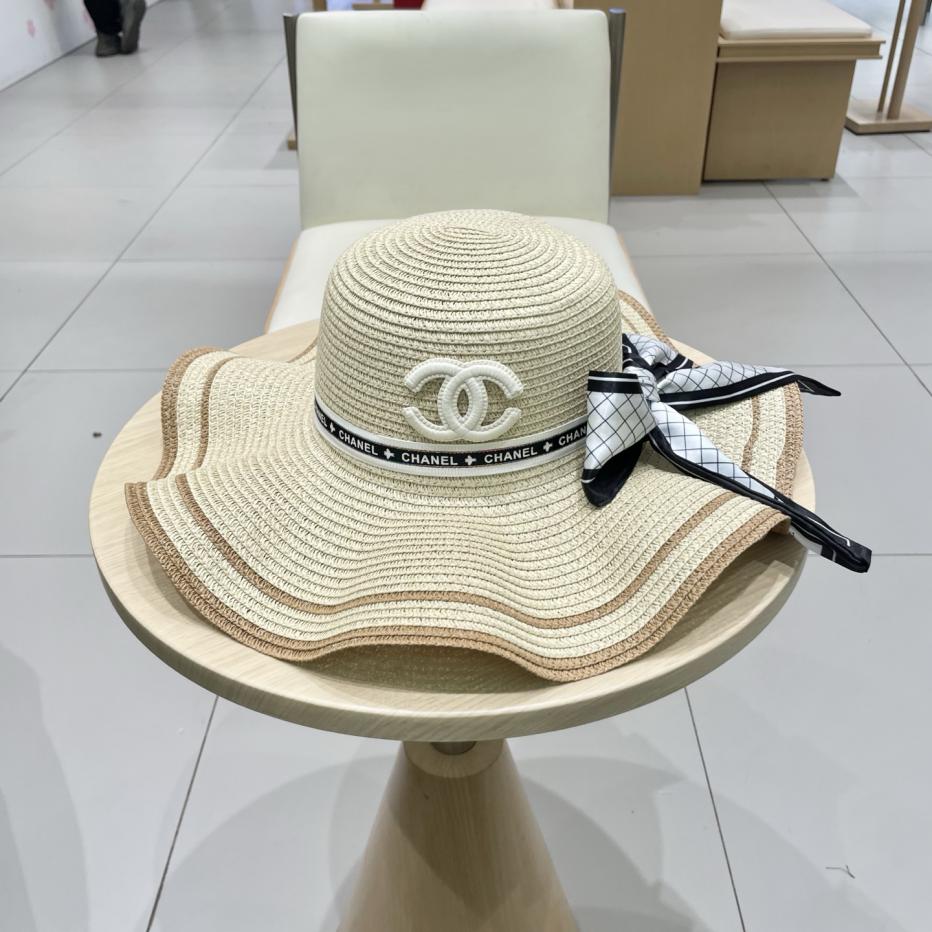 designer,replica,clothing,fake,1:1,lv,luxury,high quality Chanel sun hat wavy edge straw hat designer,replica,clothing,fake,1:1,lv,luxury,high quality Chanel sun hat wavy edge straw hat